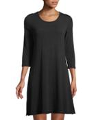 3/4-sleeve Laced-back