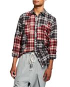 Men's Cut Me Up Mixed-plaid