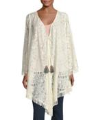 Sequoia Lace Kimono, White