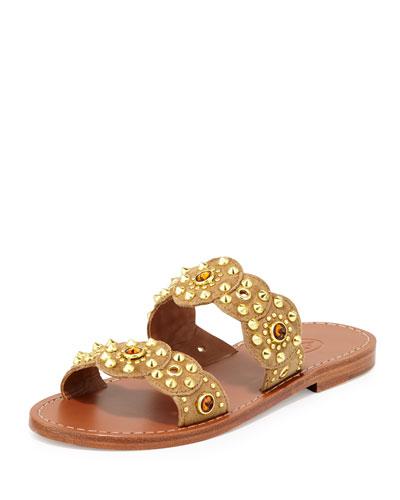 Mumbai Embellished Suede