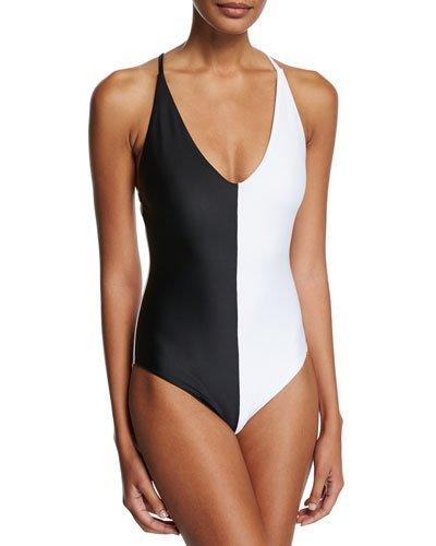 Tuxe Farrah Two-tone One-piece