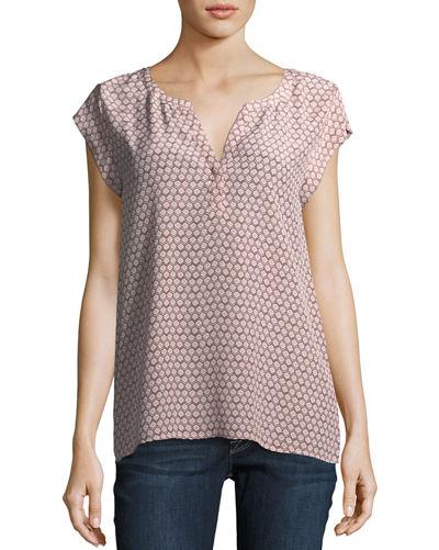Tashi Geometric-print