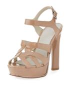 Nealie Patent Chunky Platform
