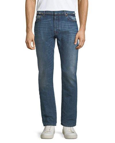 Rockstud Straight-leg Jeans