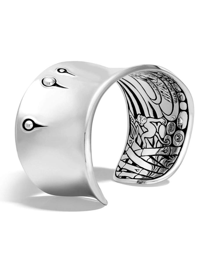 Bamboo Large Curved Cuff,