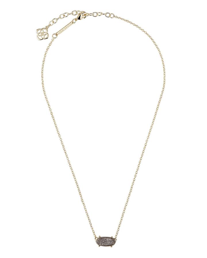 Ever Small Pendant Necklace, Gold/platinum