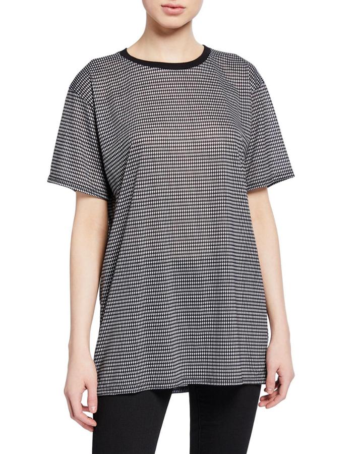 Men's Houndstooth Knit T-shirt