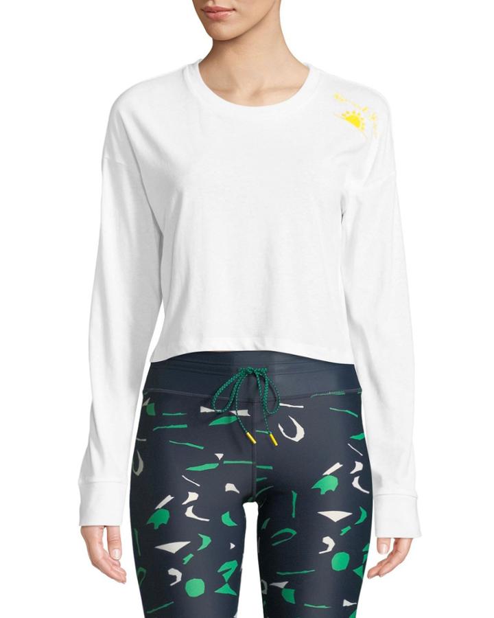 Rise And Shine Long-sleeve Crop Top