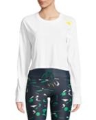 Rise And Shine Long-sleeve Crop Top