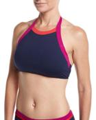 Colorblock High-neck