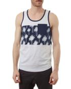 Men's Palm Tree Tank Top With Pocket