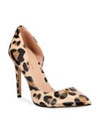 Lenny Shiny Leopard High-heel Pumps