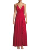 The Naya Crisscross-back Ruffle Dress