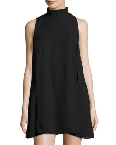 Crepe High-neck