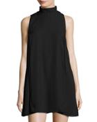 Crepe High-neck
