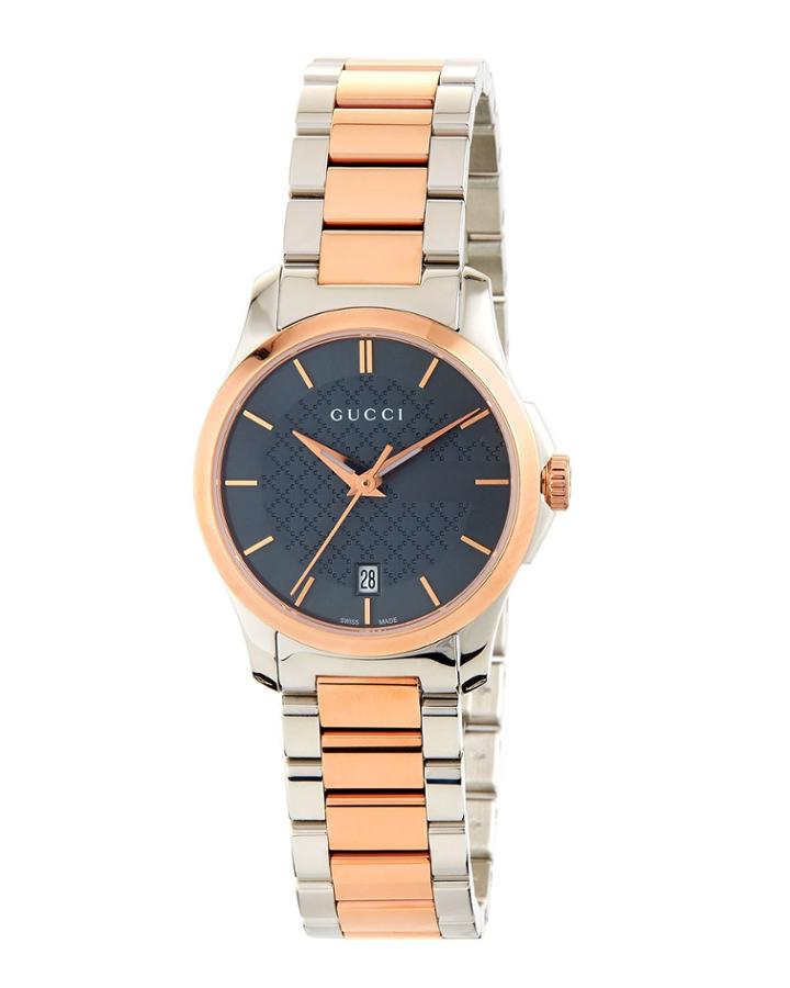 27mm G-timeless Bracelet Watch, Two-tone