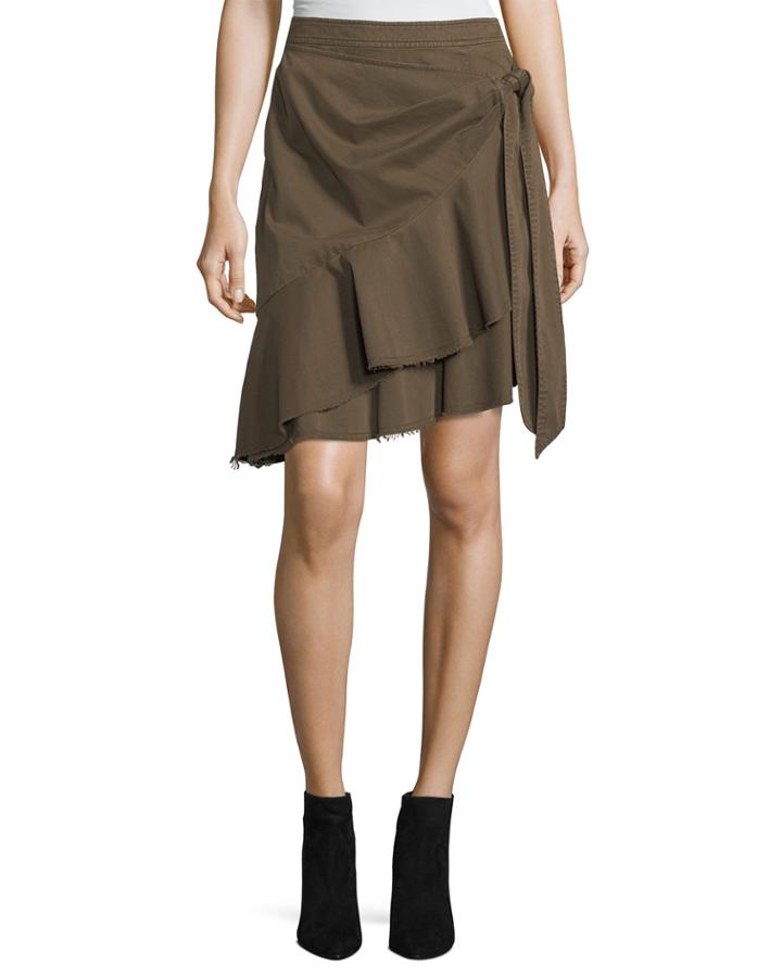 Anson Asymmetric Cotton Wrap