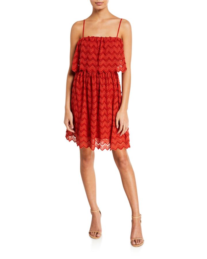 Cocktail Overlay Knit Dress