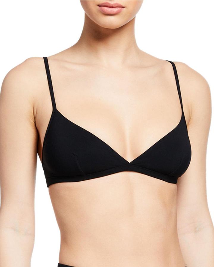 Solid Triangle Bikini Top