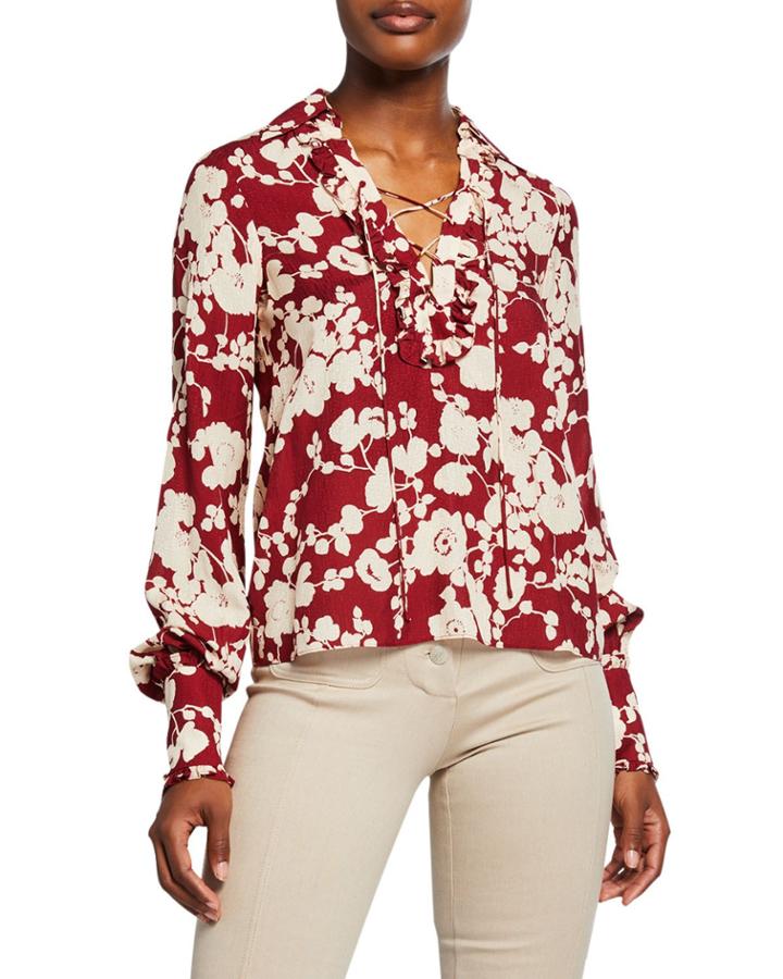 Daina Floral-print Long-sleeve