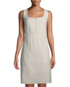 Amoya Zip-front Utility Dress
