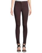 Maria High-waist Skinny Jeans, Purple