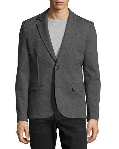 Tailored Ponte-knit Blazer
