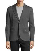 Tailored Ponte-knit Blazer