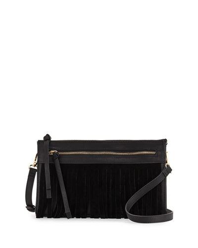 Faux-leather Crossbody Bag With