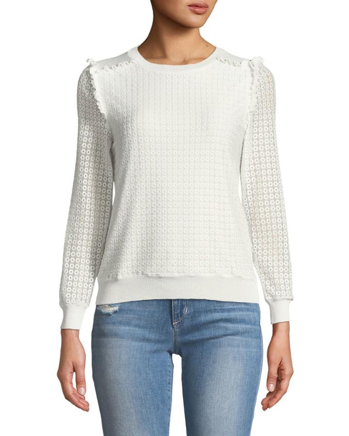 Justice Lace-front Pullover