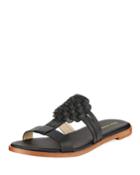 Findra Ii Flat Huarache Woven Leather