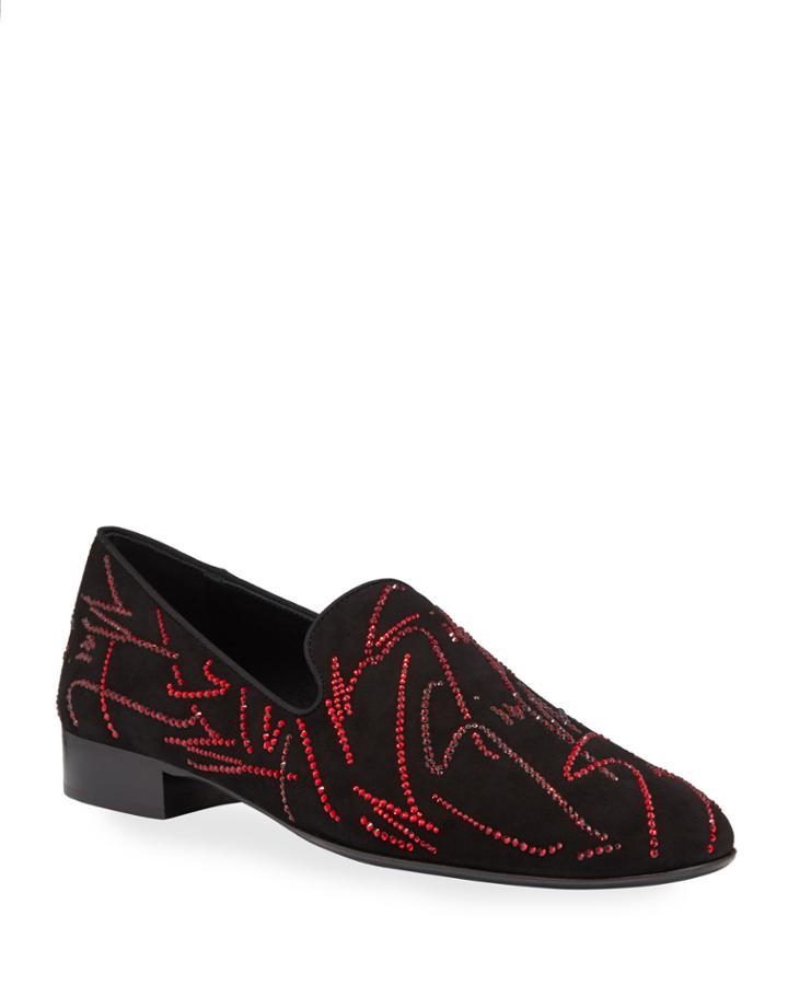 Men's Suede Crystal Smoking