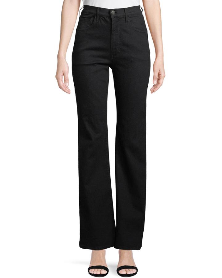 W4 Adeline High-rise Split Flare Jeans