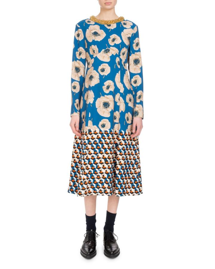 Delfont Poppy-print