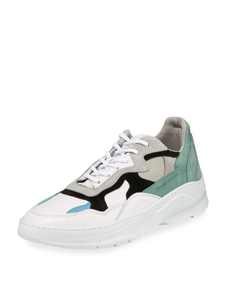 Men's Infinity Leather/suede Low-top