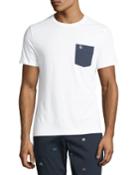 Men's Jacquard-pocked Jersey T-shirt