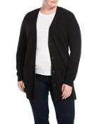 Cashmere Throw-on Cardigan,