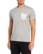 Men's Short-sleeve Tropical-pocket T-shirt