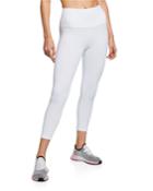 High-waist Capri