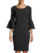 Ruffle Bell-sleeve