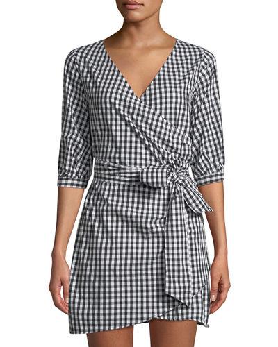 Faux-wrap Gingham Menswear