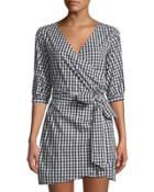 Faux-wrap Gingham Menswear