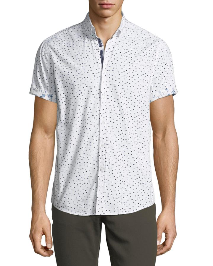 Men's Geo Paisley Short-sleeve
