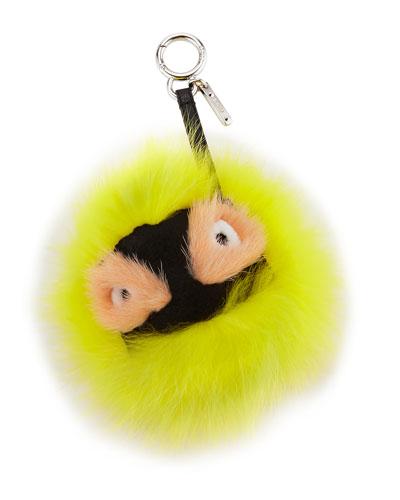 Flashy Bag Bugs Charm For Handbag, Yellow/black/peach