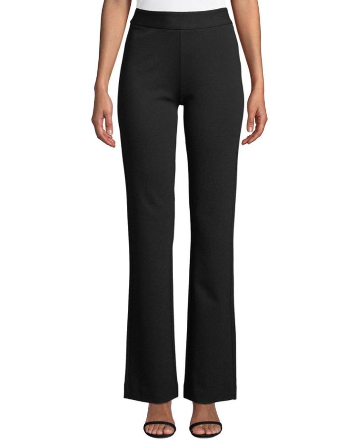 High-waist Boot-cut Pants