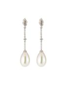12mm Pearly Dangle Earrings