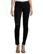 Icon Skinny Ankle Jeans, Black