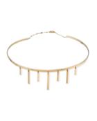 14k Dangle Bar Choker Necklace