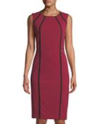 Piped Zip-sides Sleeveless