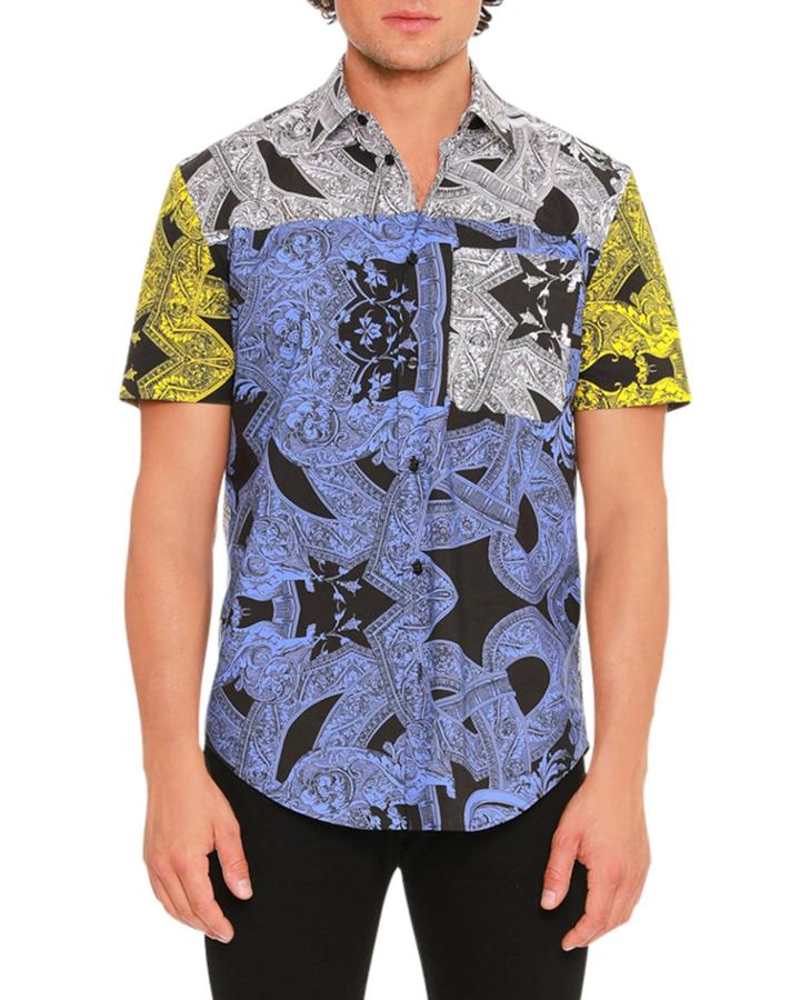 Barrocco Istante Printed Short-sleeve